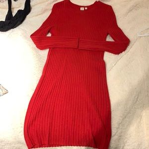 GAP Red Sweater Dress